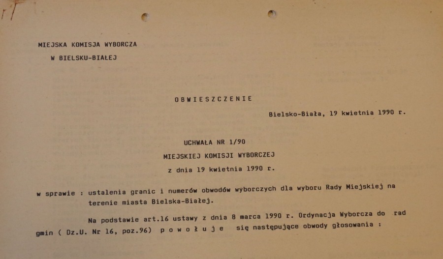 Przełomowy dzień w historii Bielska-Białej. Zapomniane listy wyborcze