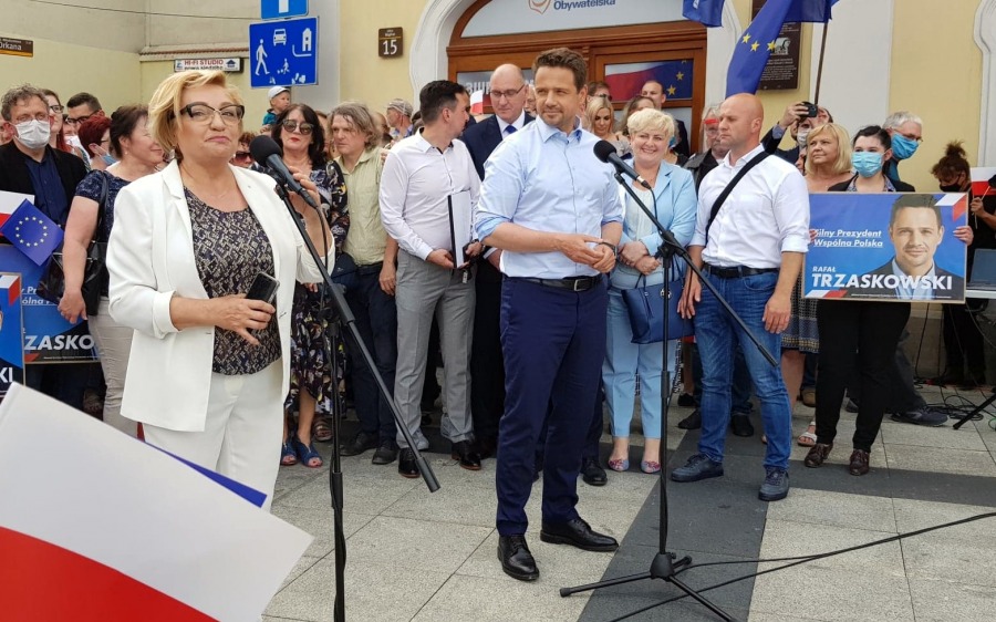 Tłumy bielszczan na spotkaniu z Rafałem Trzaskowskim - foto