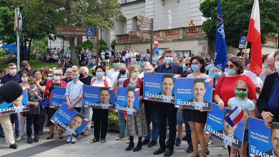 Tłumy bielszczan na spotkaniu z Rafałem Trzaskowskim - foto