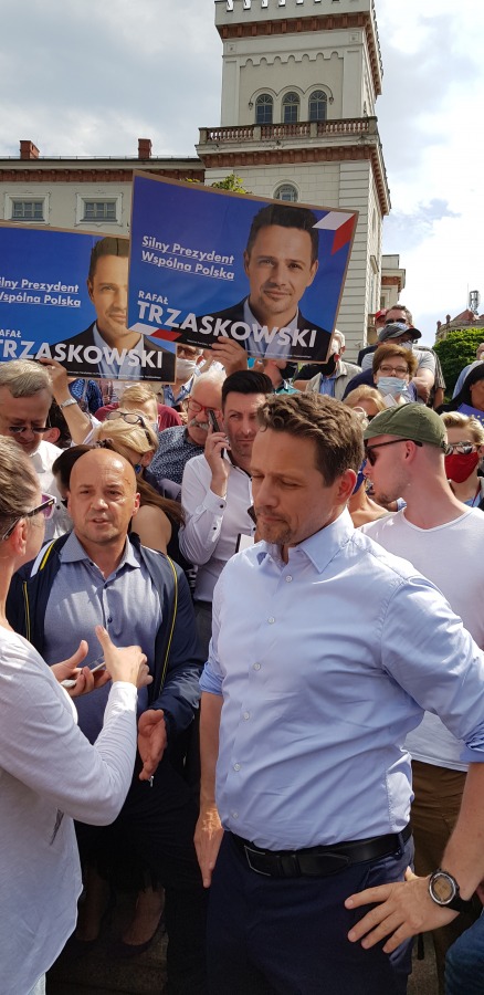 Tłumy bielszczan na spotkaniu z Rafałem Trzaskowskim - foto