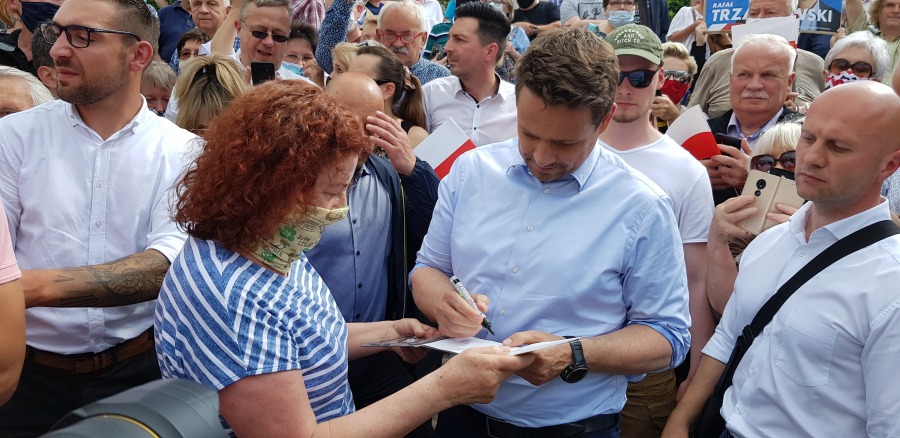 Tłumy bielszczan na spotkaniu z Rafałem Trzaskowskim - foto