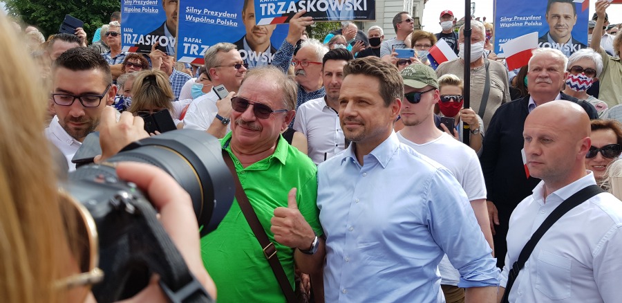 Tłumy bielszczan na spotkaniu z Rafałem Trzaskowskim - foto