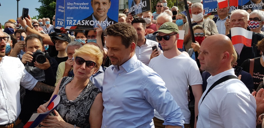 Tłumy bielszczan na spotkaniu z Rafałem Trzaskowskim - foto