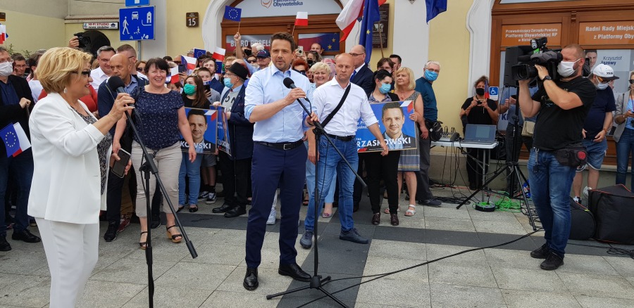 Tłumy bielszczan na spotkaniu z Rafałem Trzaskowskim - foto