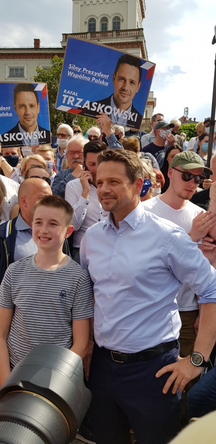 Tłumy bielszczan na spotkaniu z Rafałem Trzaskowskim - foto