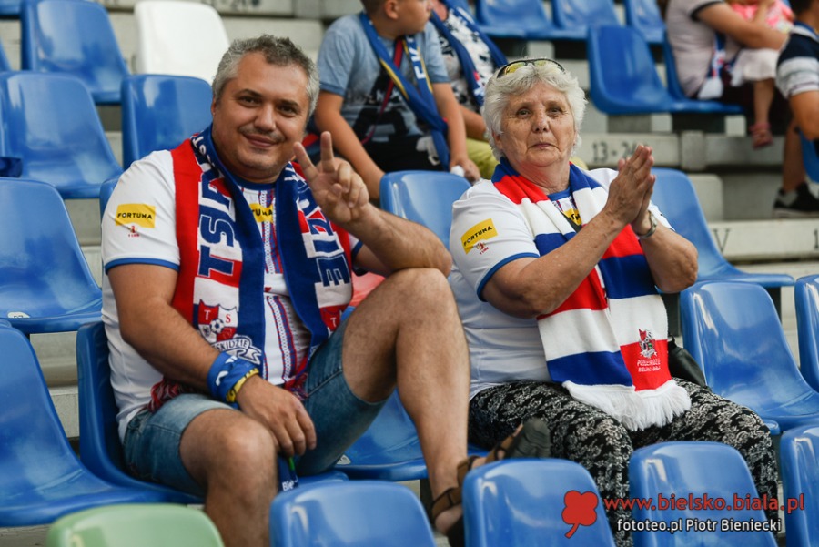 Bielska twierdza upadła na finiszu. Radość z powrotu do elity ZDJĘCIA