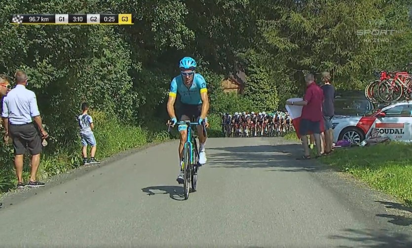 Zeszłoroczny zwycięzca Giro d'Italia najszybszy w Bielsku-Białej - foto