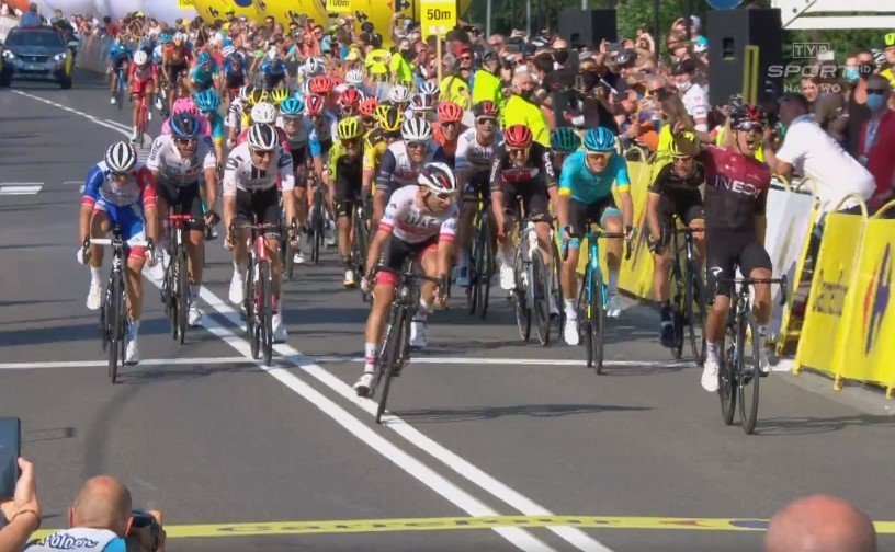 Zeszłoroczny zwycięzca Giro d'Italia najszybszy w Bielsku-Białej - foto