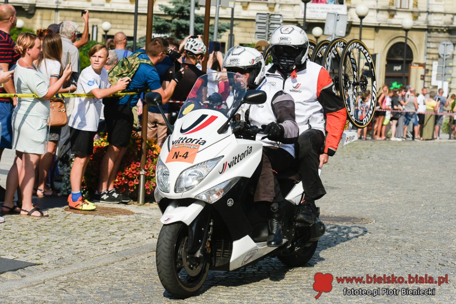 Zeszłoroczny zwycięzca Giro d'Italia najszybszy w Bielsku-Białej - foto