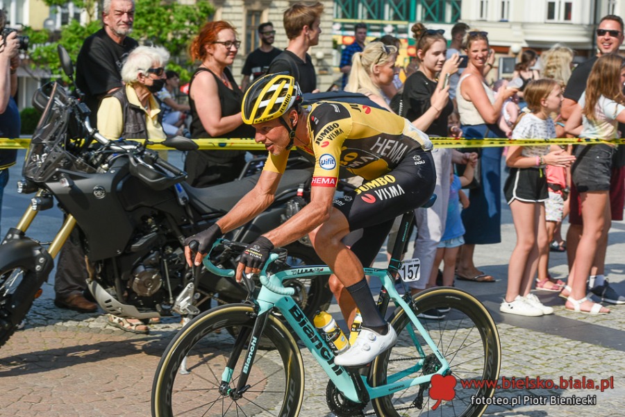 Zeszłoroczny zwycięzca Giro d'Italia najszybszy w Bielsku-Białej - foto