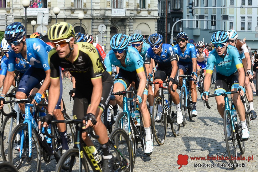 Zeszłoroczny zwycięzca Giro d'Italia najszybszy w Bielsku-Białej - foto