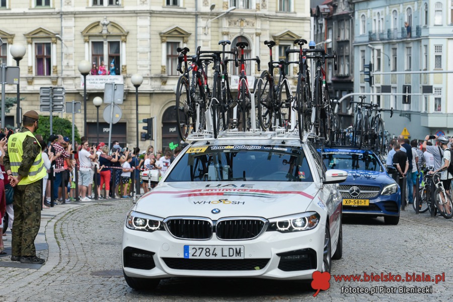 Zeszłoroczny zwycięzca Giro d'Italia najszybszy w Bielsku-Białej - foto