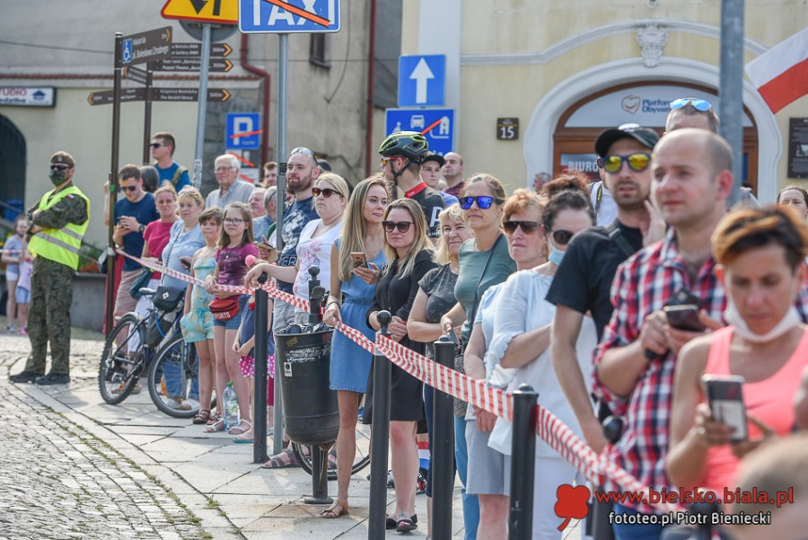 Zeszłoroczny zwycięzca Giro d'Italia najszybszy w Bielsku-Białej - foto