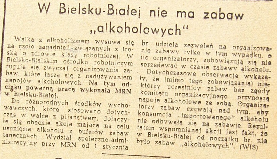 Prohibicja w Bielsku-Białej. Ludność skarży się na brak gwoździ, wiader i garnków