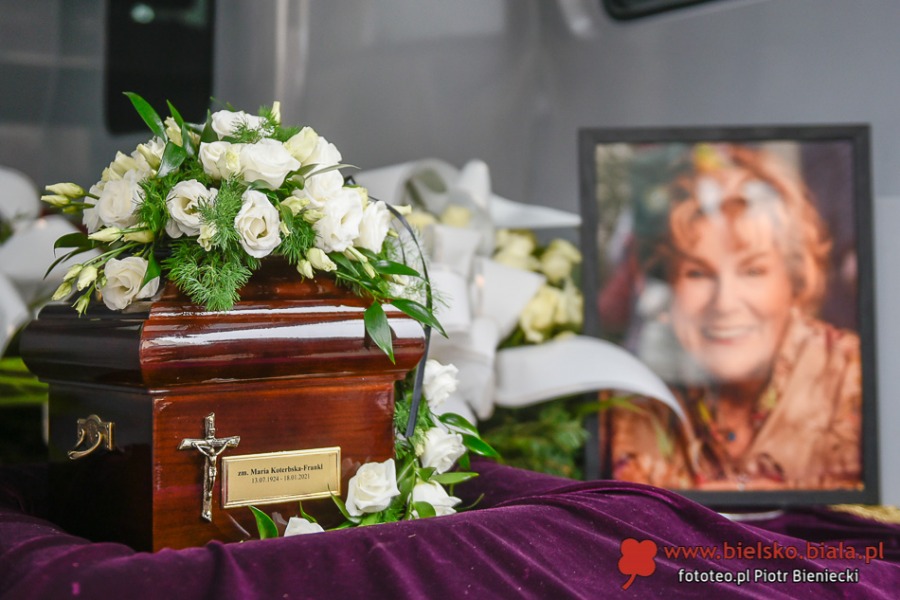 Pogrzeb Marii Koterbskiej. Bielsko-Biała z honorami żegna wielką Artystkę ZDJĘCIA