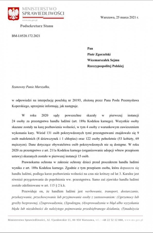 „Oczy diabła” to nie fikcja. Ministerstwo Sprawiedliwości odpowiada na publikację portalu