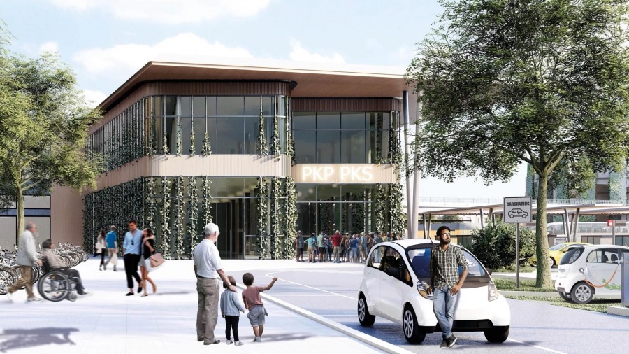 Centrum przesiadkowe za ok. 400 mln zł. Konkurs architektów rozstrzygnięty! WIZUALIZACJE