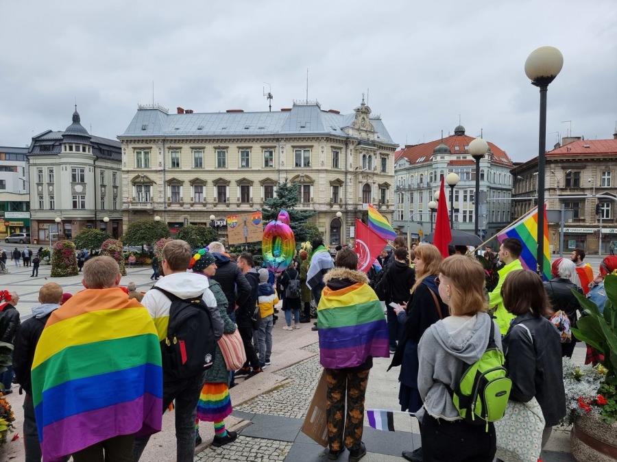 Marsz dumnej mniejszości. Początek nowej tradycji w Bielsku-Białej? ZDJĘCIA