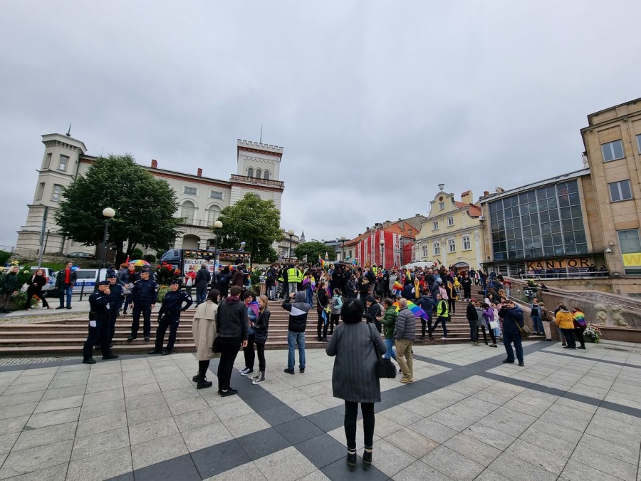 Marsz dumnej mniejszości. Początek nowej tradycji w Bielsku-Białej? ZDJĘCIA