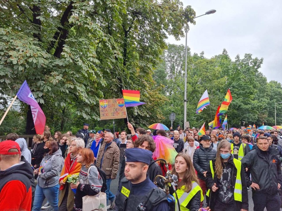 Marsz dumnej mniejszości. Początek nowej tradycji w Bielsku-Białej? ZDJĘCIA
