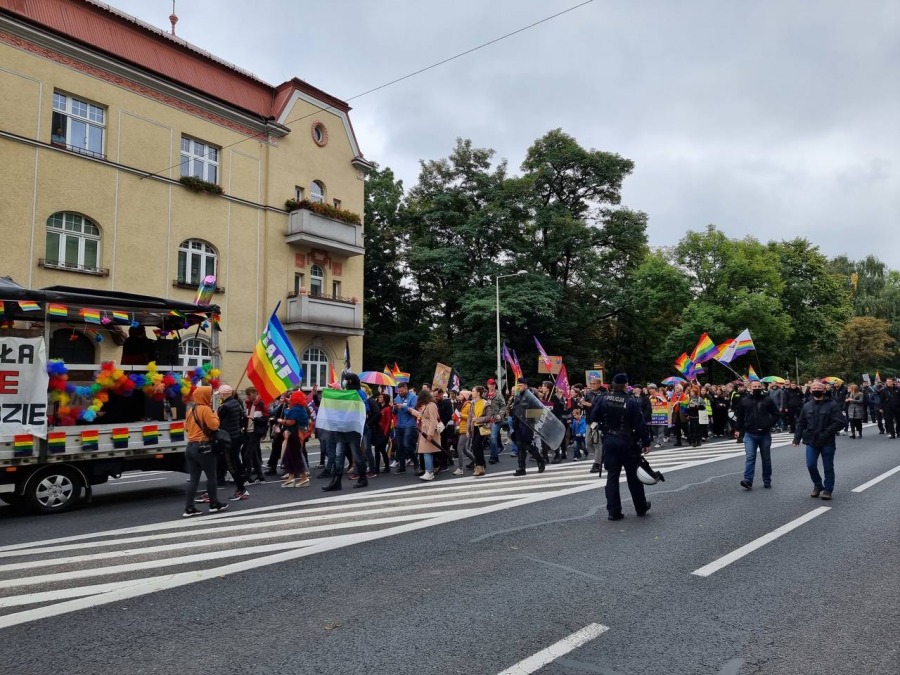 Marsz dumnej mniejszości. Początek nowej tradycji w Bielsku-Białej? ZDJĘCIA