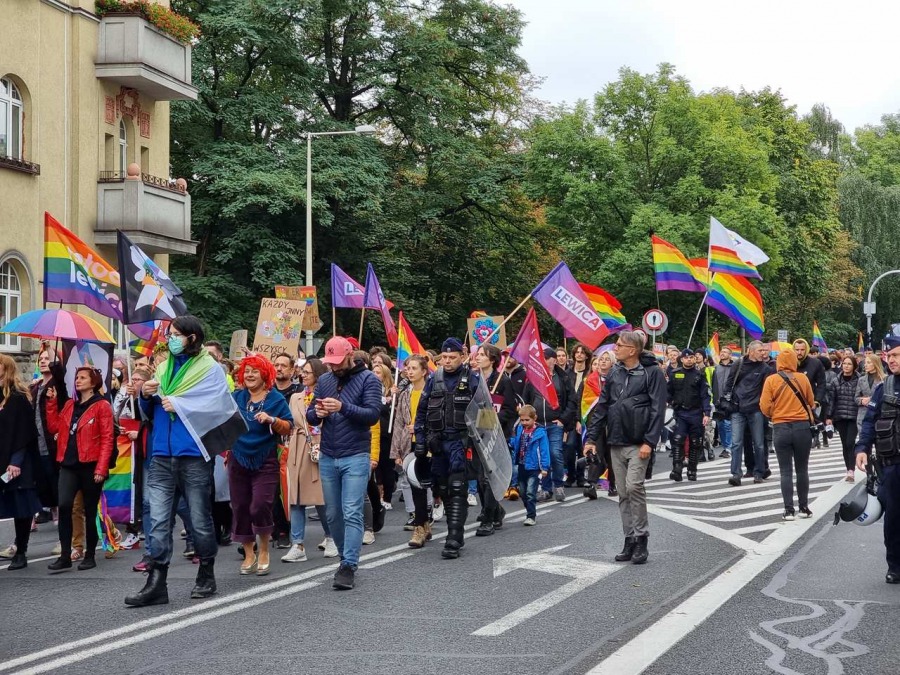 Marsz dumnej mniejszości. Początek nowej tradycji w Bielsku-Białej? ZDJĘCIA