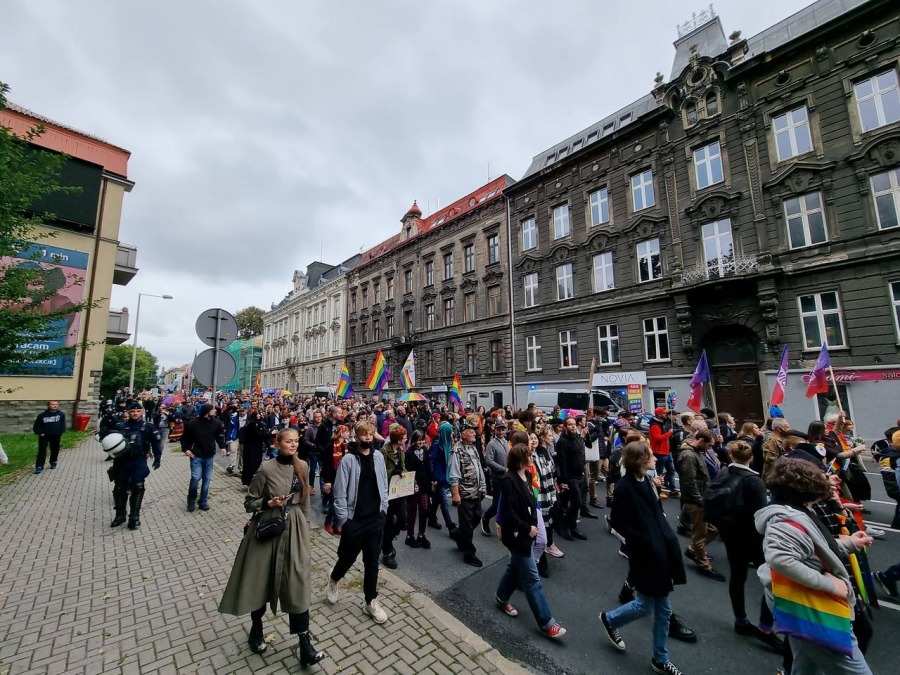 Marsz dumnej mniejszości. Początek nowej tradycji w Bielsku-Białej? ZDJĘCIA