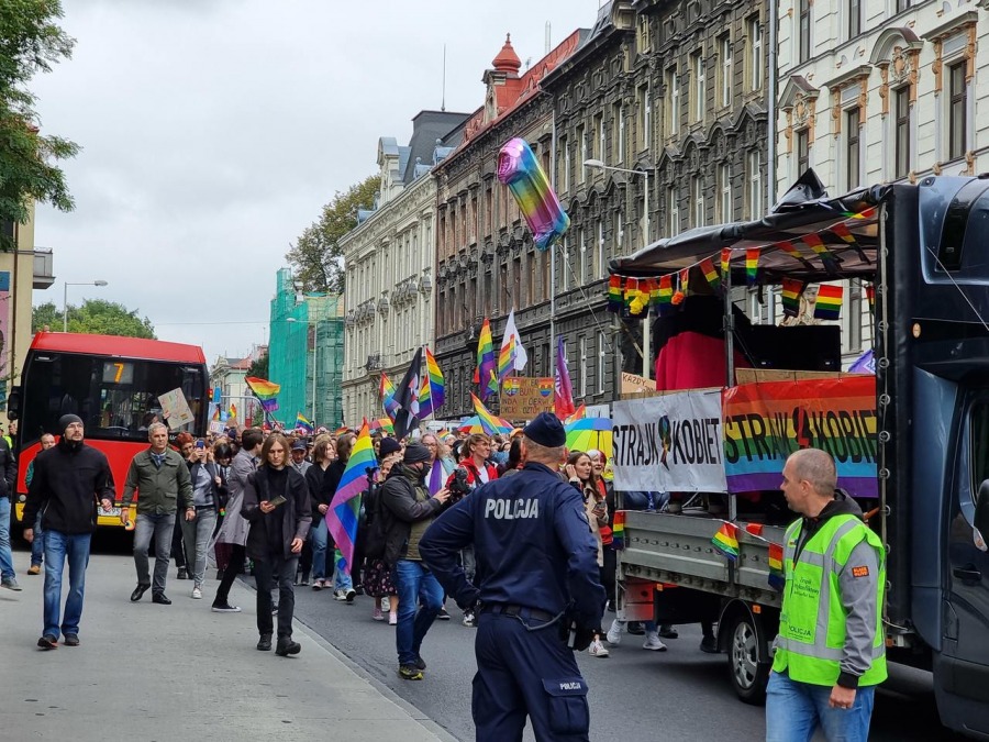 Marsz dumnej mniejszości. Początek nowej tradycji w Bielsku-Białej? ZDJĘCIA