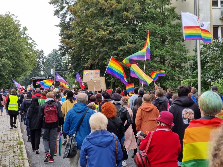 Marsz dumnej mniejszości. Początek nowej tradycji w Bielsku-Białej? ZDJĘCIA