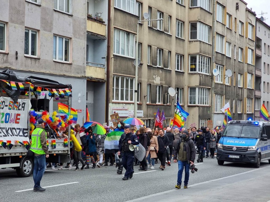 Marsz dumnej mniejszości. Początek nowej tradycji w Bielsku-Białej? ZDJĘCIA