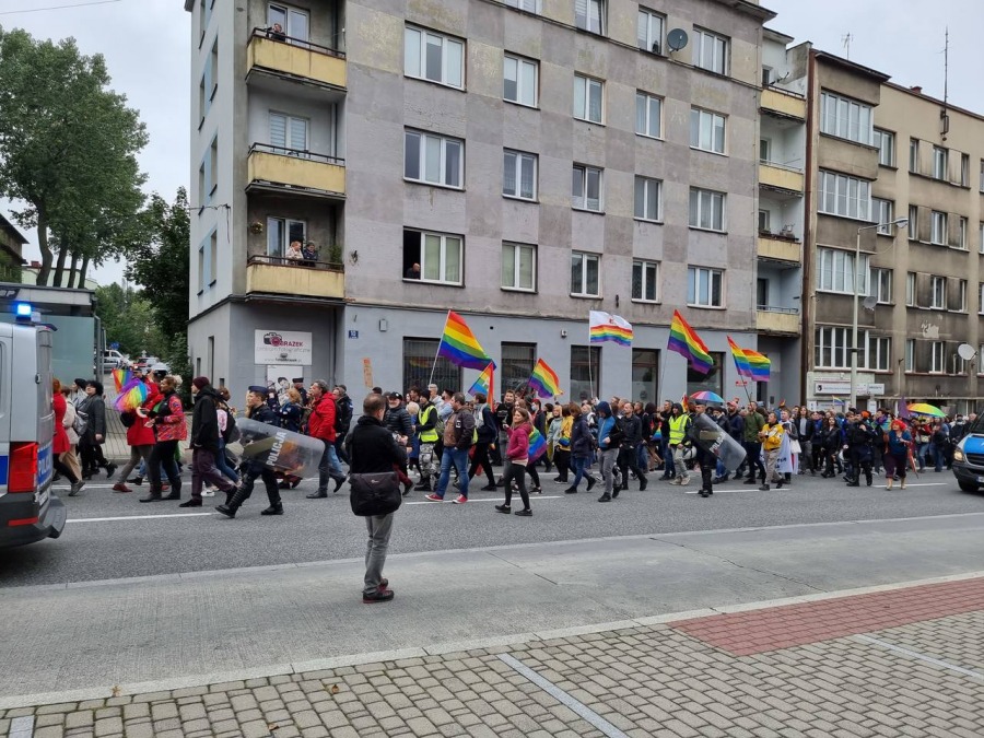 Marsz dumnej mniejszości. Początek nowej tradycji w Bielsku-Białej? ZDJĘCIA