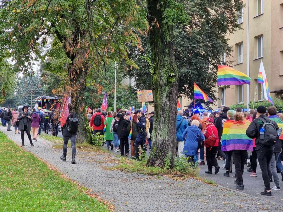 Marsz dumnej mniejszości. Początek nowej tradycji w Bielsku-Białej? ZDJĘCIA