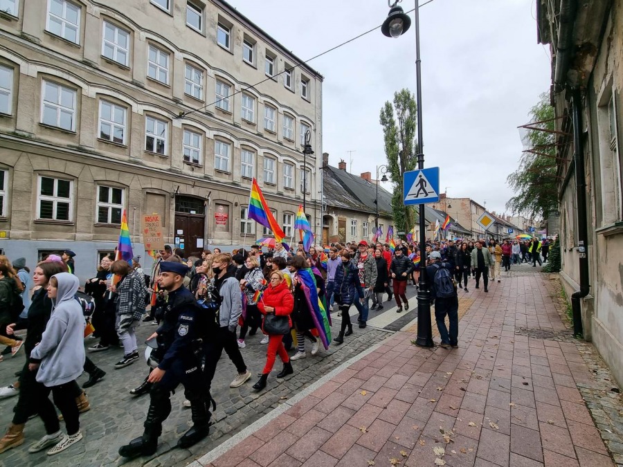 Marsz dumnej mniejszości. Początek nowej tradycji w Bielsku-Białej? ZDJĘCIA