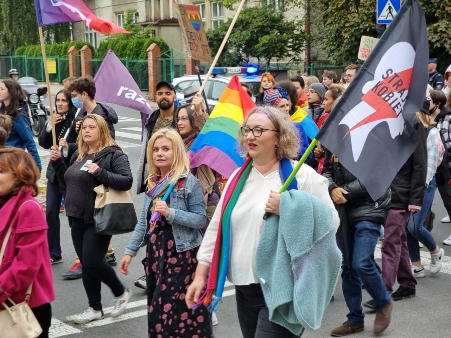 Marsz dumnej mniejszości. Początek nowej tradycji w Bielsku-Białej? ZDJĘCIA