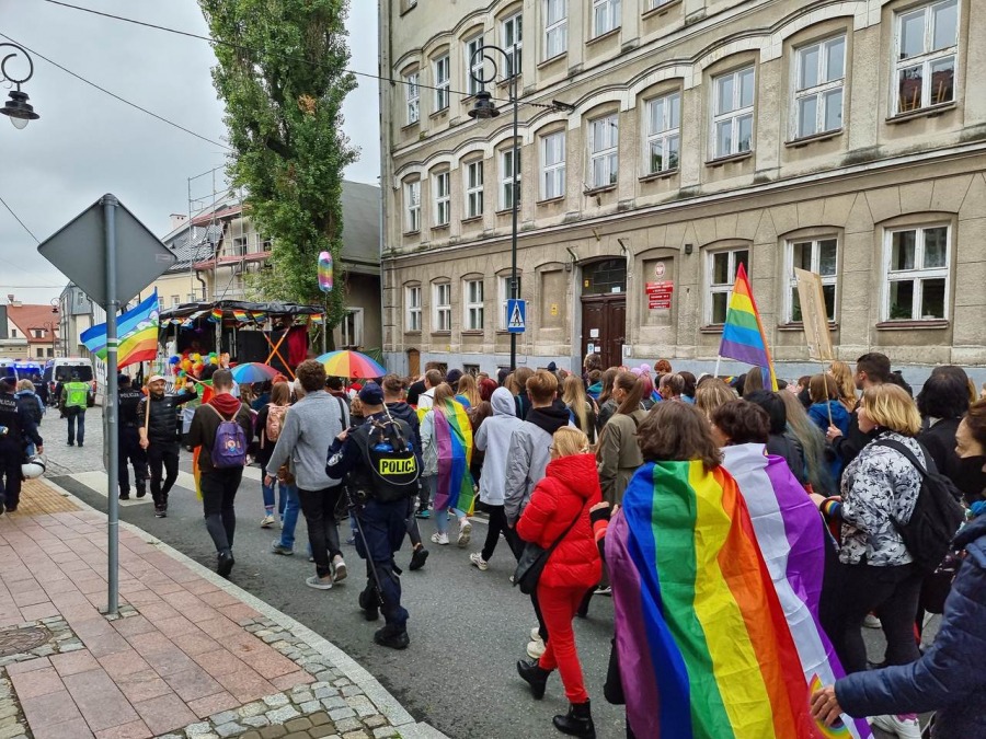 Marsz dumnej mniejszości. Początek nowej tradycji w Bielsku-Białej? ZDJĘCIA