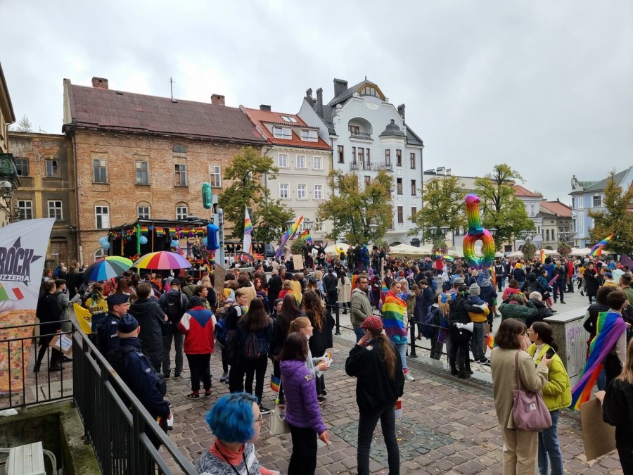 Marsz dumnej mniejszości. Początek nowej tradycji w Bielsku-Białej? ZDJĘCIA