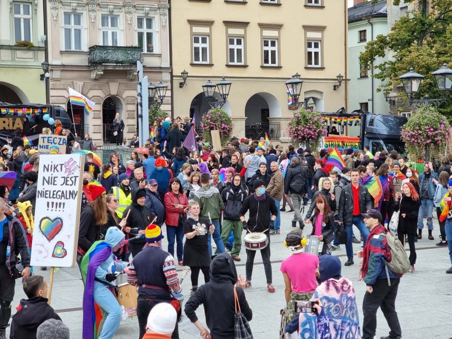 Marsz dumnej mniejszości. Początek nowej tradycji w Bielsku-Białej? ZDJĘCIA