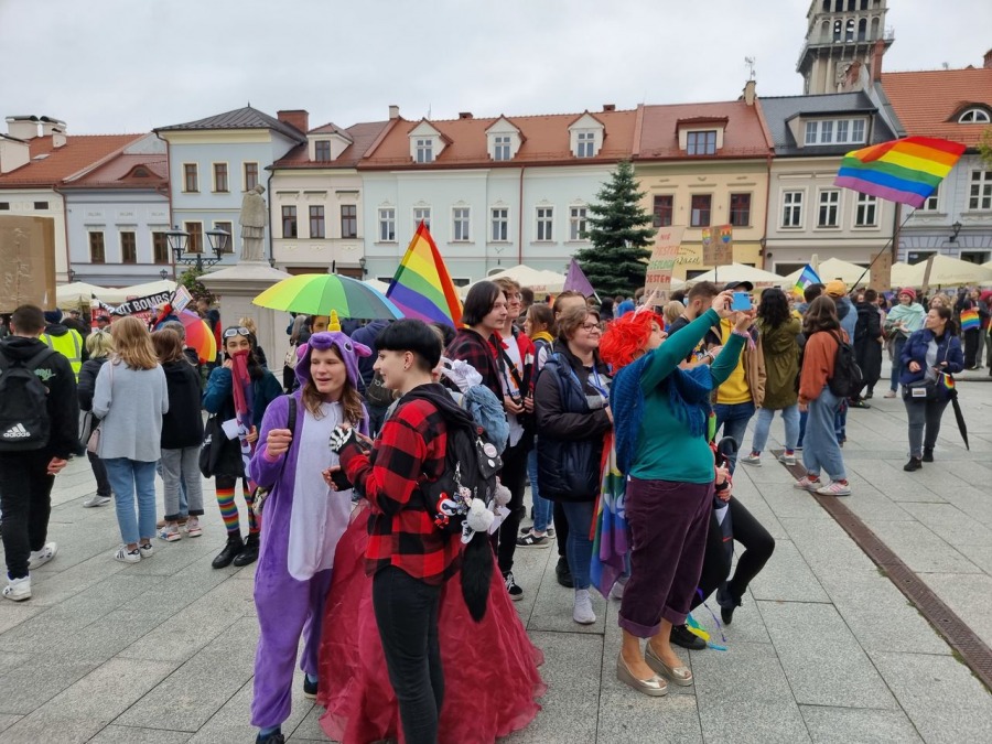 Marsz dumnej mniejszości. Początek nowej tradycji w Bielsku-Białej? ZDJĘCIA