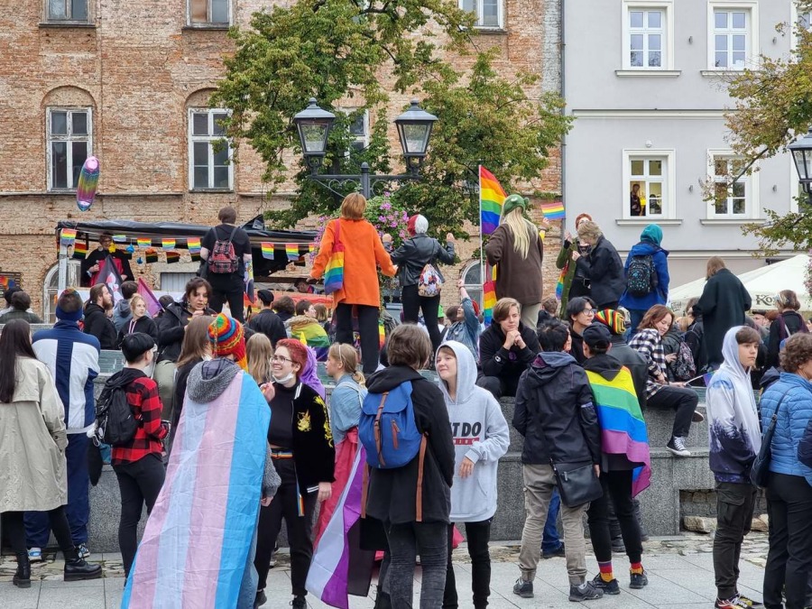 Marsz dumnej mniejszości. Początek nowej tradycji w Bielsku-Białej? ZDJĘCIA