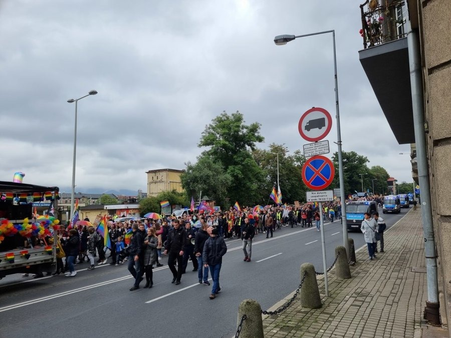 Marsz dumnej mniejszości. Początek nowej tradycji w Bielsku-Białej? ZDJĘCIA
