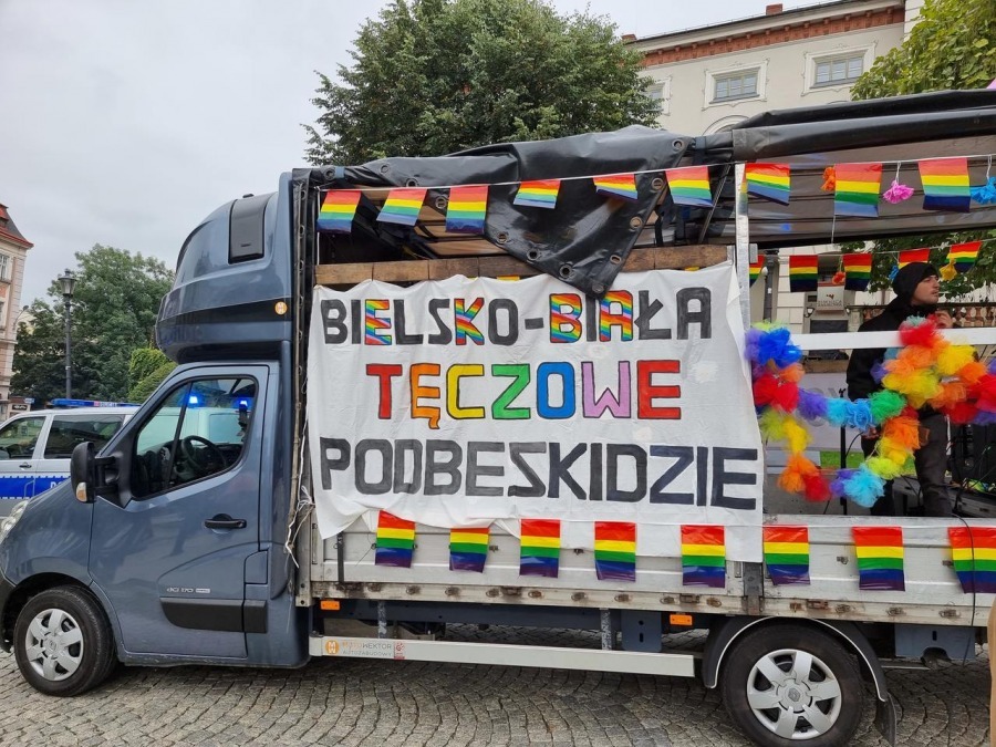 Marsz dumnej mniejszości. Początek nowej tradycji w Bielsku-Białej? ZDJĘCIA