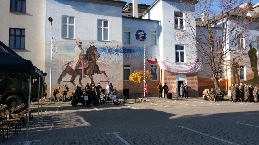 Efektowny mural na pamiątkę zwycięskiej bitwy. Użyto farb antysmogowych - foto