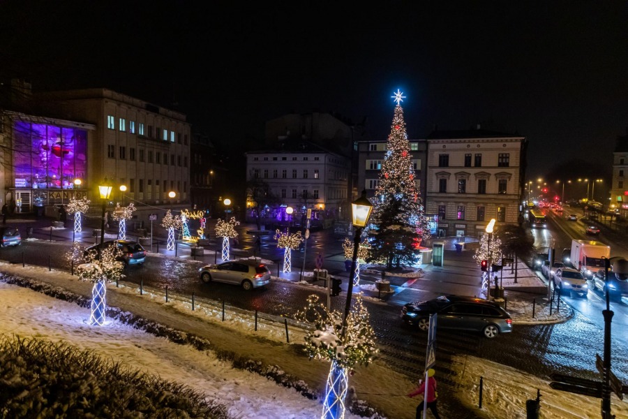 Zachwycające ulice Bielska-Białej. Znów będziemy Świetlną Stolicą Polski? ZDJĘCIA
