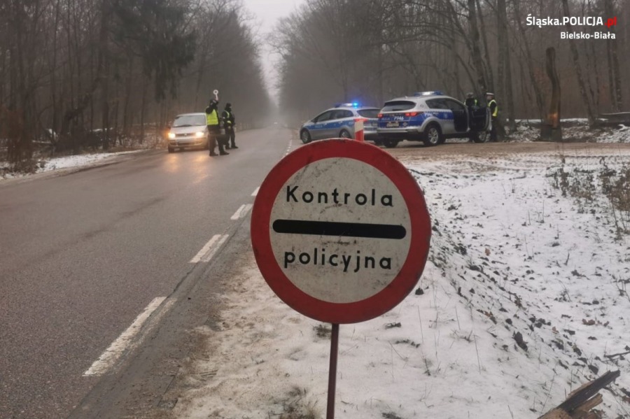 Naczelnik drogówki na granicy z Białorusią. Są tam też inni bielscy policjanci ZDJĘCIA