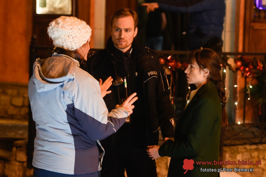 Magiczna opowieść filmowa z Bielska-Białej. Nocne sceny na starówce ZDJĘCIA