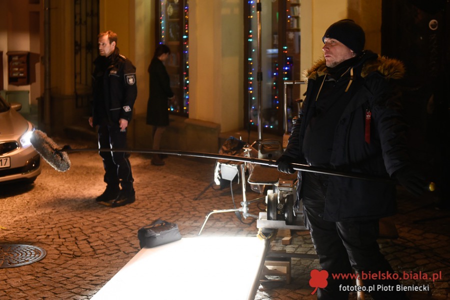 Magiczna opowieść filmowa z Bielska-Białej. Nocne sceny na starówce ZDJĘCIA