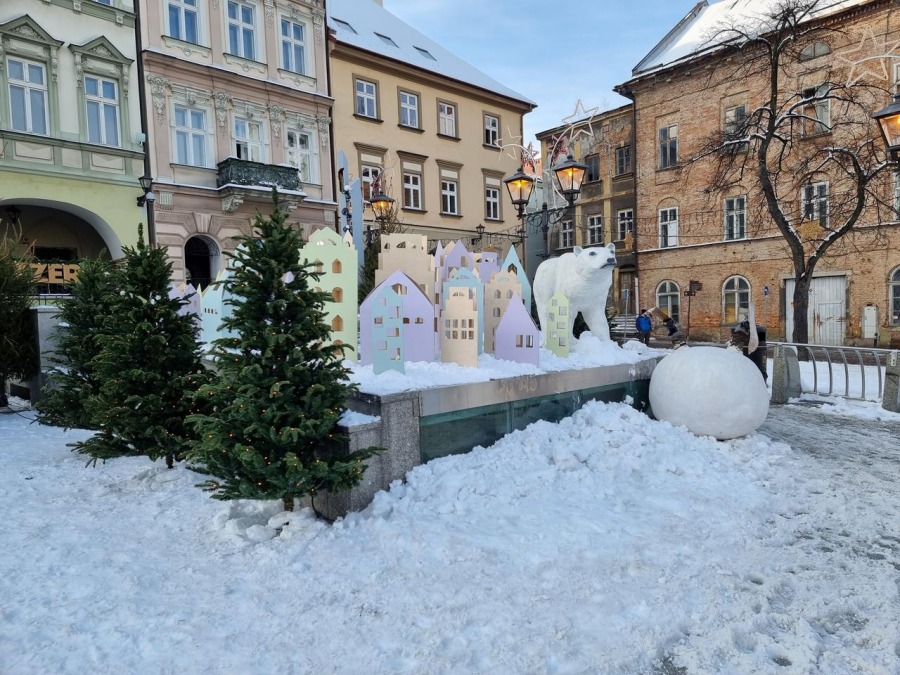 Ostatni klaps na bielskim Rynku. Jarmark wyłącznie na potrzeby filmu ZDJĘCIA