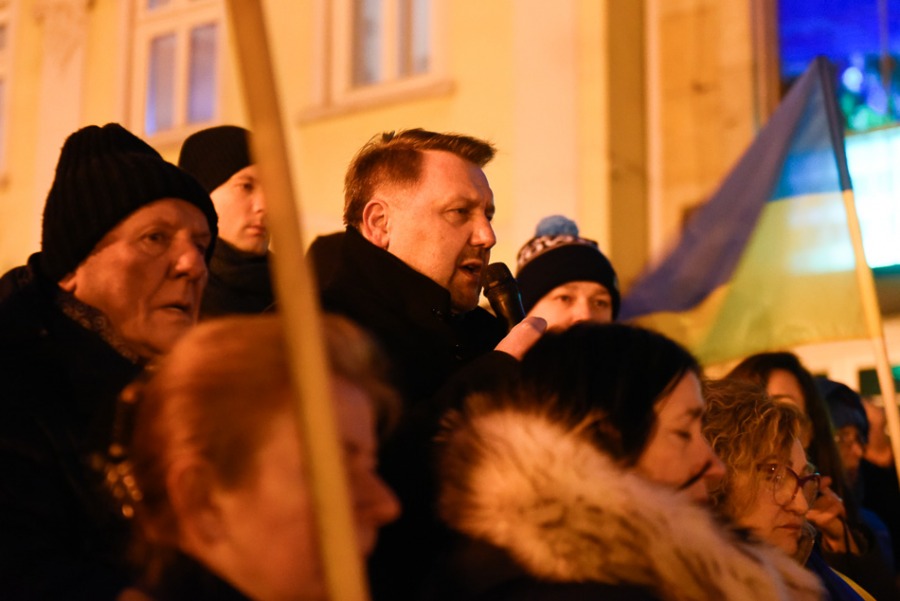 Ukraina potrzebuje naszej pomocy! Silny głos bielszczan na placu Chrobrego ZDJĘCIA