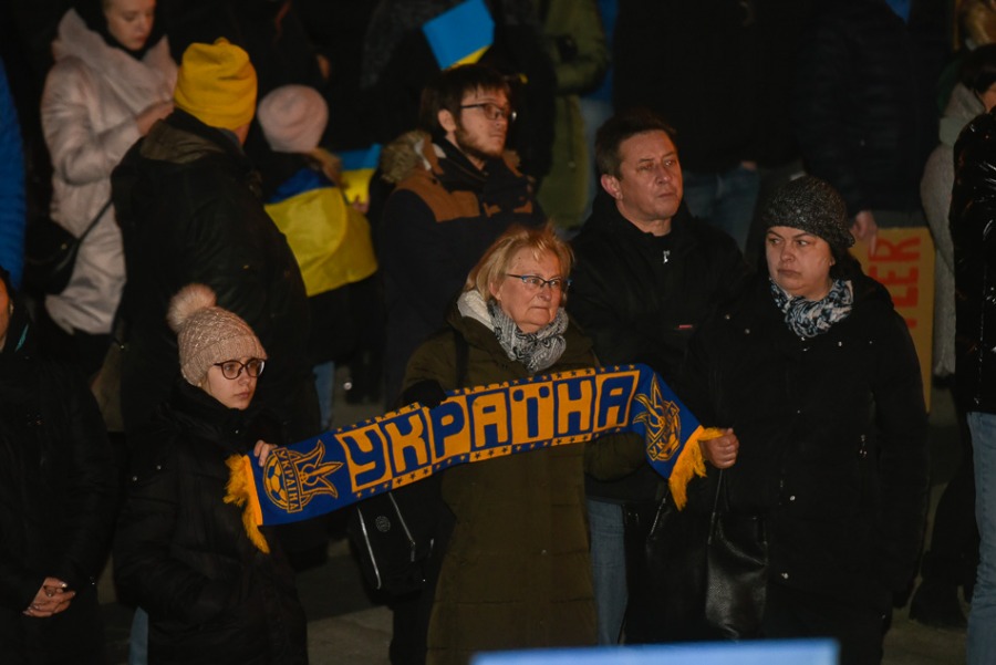 Ukraina potrzebuje naszej pomocy! Silny głos bielszczan na placu Chrobrego ZDJĘCIA