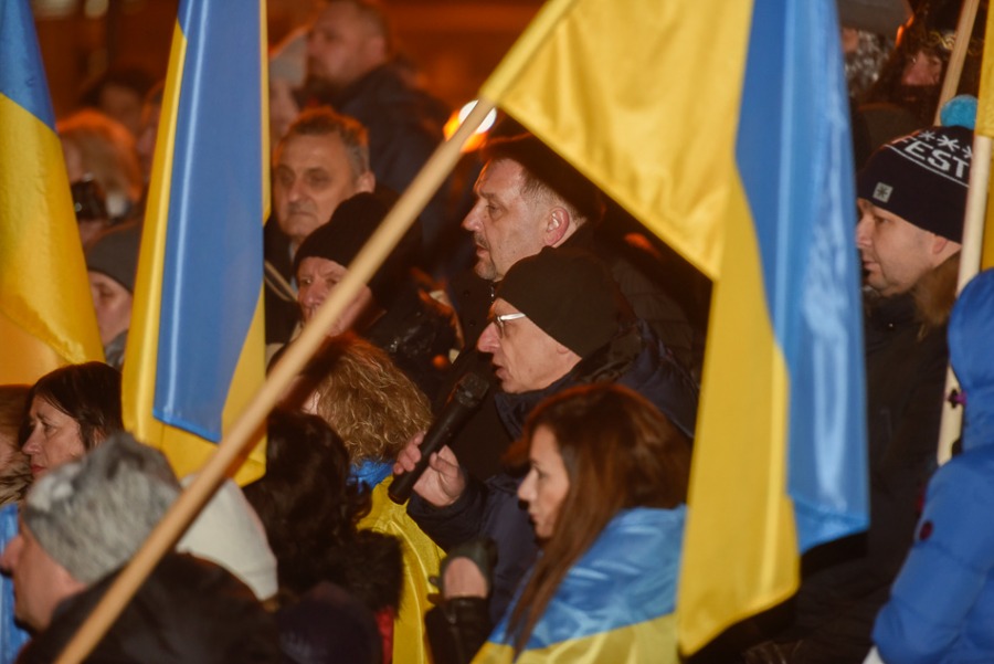 Ukraina potrzebuje naszej pomocy! Silny głos bielszczan na placu Chrobrego ZDJĘCIA